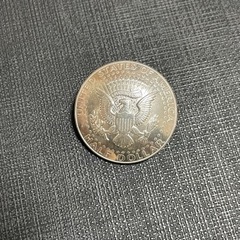 コンチョ ネジ式　アメリカ　ハーフダラー 銀貨　1964年　シル...