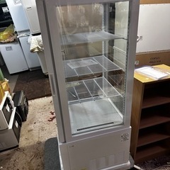 未使用(通電確認のみ) 4面ガラス冷蔵ショーケース 178L