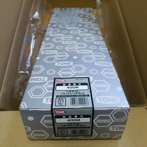 新品未開封品 TONE  400M ヘキサゴントレンチセット 差込角12.7mm