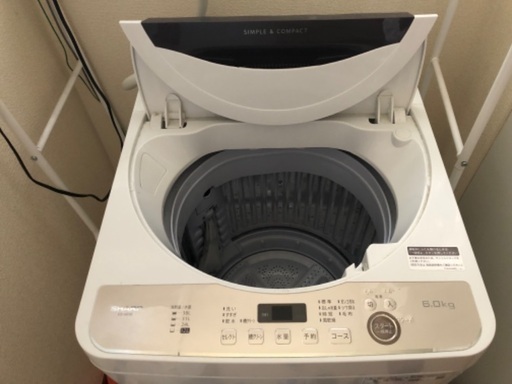 SHARP 全自動洗濯機6キロ