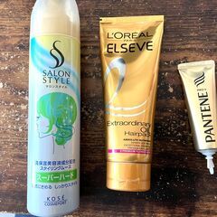 0円　使用済み　スタイリングムース/ヘアートリートメント