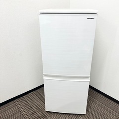 激安‼️19年製 137L SHARP 2ドア冷蔵庫SJ-D14E-W🌟07401