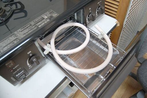 ガステーブル 都市ガス 2021年製 幅56cm パロマ IC-S37DX-L ブラック