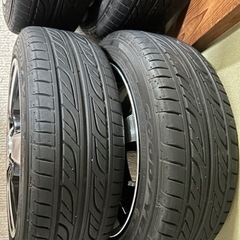 エンケイ14インチアルミ　タイヤセット