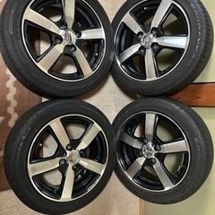 エンケイ14インチアルミ　タイヤセット