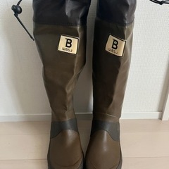 日本野鳥の会 長靴 【ブラウン】Mサイズ