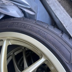 WORK EMOTION WAE FORGED 4本　タイヤ付き　17×7.5JJ +48 PCD100