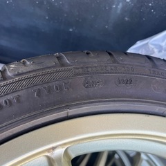 WORK EMOTION WAE FORGED 4本　タイヤ付き　17×7.5JJ +48 PCD100