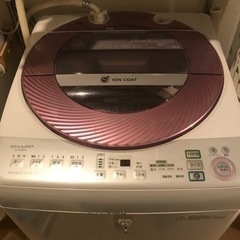 全自動洗濯機 SHARP ES-GV80M-P 8.0kg 20...
