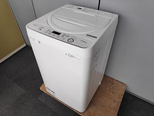 シャープ　全自動洗濯機　ES-GE5D-W　５,5K『中古良品』2020年式