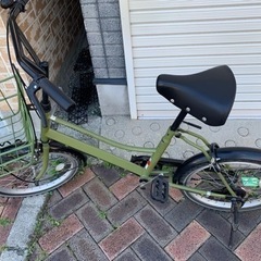 自転車　20インチ　緑
