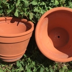 植木大鉢 4つ（陶器）25cm
