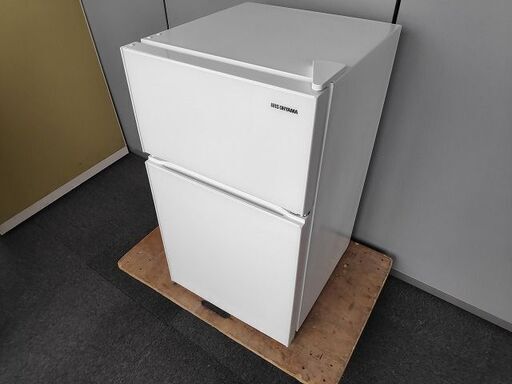アイリスオーヤマ　IRGD-9A-W　２ドア冷蔵庫　白色　90L『中古美品』2022年
