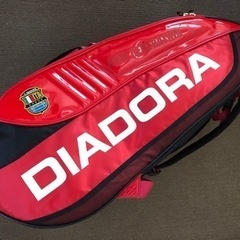 DIADORA テニスラケットバッグ+ラケット2本+ボール4個