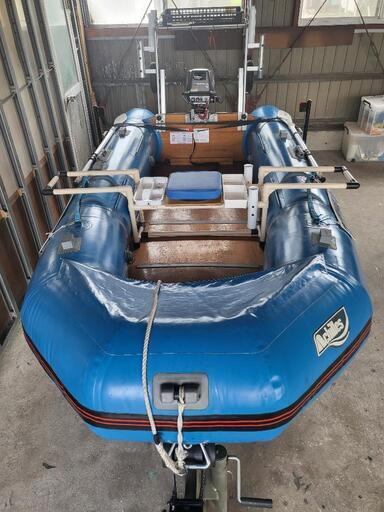 アキレス　BR325 神風トレーラー　トウハツ5馬力エンジン　セット
