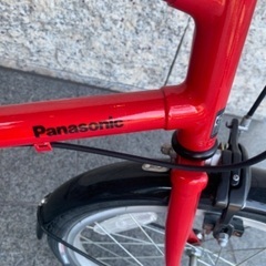 赤い電動自転車 ✧✫美品✫✧