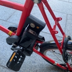 赤い電動自転車 ✧✫美品✫✧