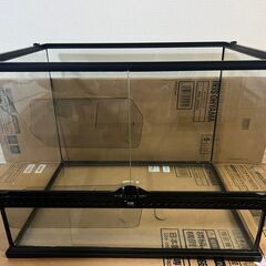 【決まりました！】中古爬虫類ケージ　GEXグラステラリウム6045 暖突L　サーモ付 決まりました！】中古爬虫類ケージ GEXグラステラリウム6045 暖突L