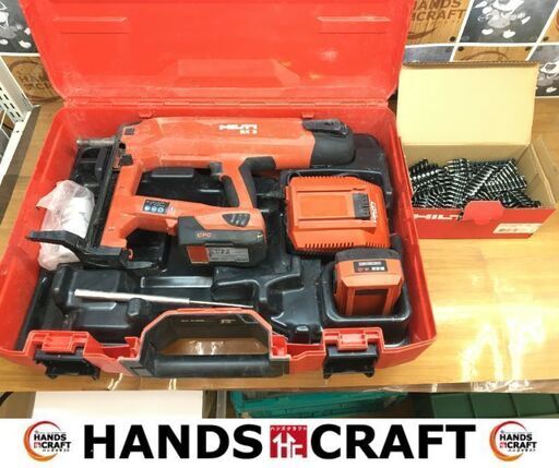 ヒルティ　HILTI　BX3-ME　充電式鋲打機　バッテリ21.6V二個/充電器/鋲付　中古品　【ハンズクラフト宜野湾店】