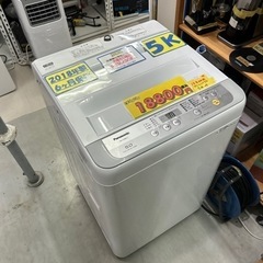 配達可【洗濯機】【パナソニック】5K 2018年製☆6ヶ月保証クリーニング 