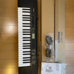 【美品】CASIO CTK-240 電子ピアノ　キーボード