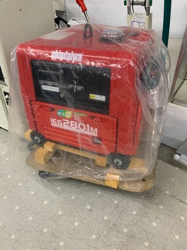 ★来店限定★　中古美品　新ダイワ　防音型インバータ発電機　IFG2801M　エンジン始動確認済