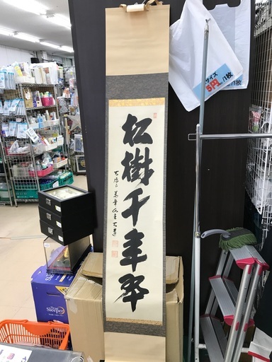 掛軸　松樹千年翠　西垣大道和尚