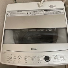 [美品]Haier JW-AE55洗濯機