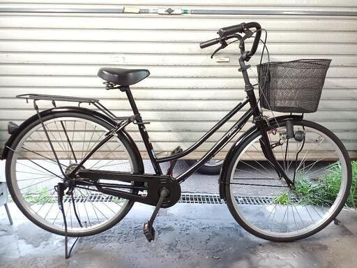 驚きの値段】 自転車中古 offiche LEDライト カゴリアキャリア付き 鍵