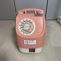 ダイヤル式電話　ピンク　NTT