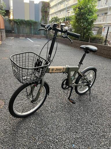 自転車　折りたたみ自転車　jeep