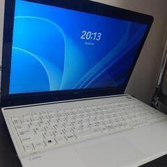 白NEC 高性能Core i7搭載 新品高速大容量SSD480G メモリ8G 薄型スリム