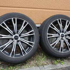 売れました！ありがとうございました！夏タイヤ&ホイール 4本セット PCD100 4穴 サマータイヤ  205/45R17 215/45R17 17インチ