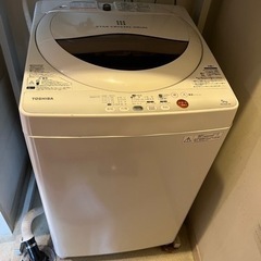 無料で差し上げます TOSHIBA 洗濯機5kg AW-50GL