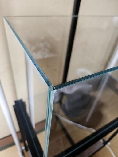 姫路市引き取り ADAキューブガーデン60cm 欠けなし？GEX水槽台 自作