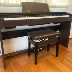 カシオ 電子ピアノ プリヴィア PX-770 ブラウン