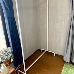 大阪】IKEA MULIG ムーリッグ　ハンガーラック　ホワイト