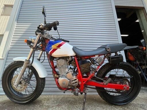 ホンダ　FTR223　MC34　スーパーサウンドマフラー　パワーフィルター　トリコ　エンジン始動・灯火類OK！ ホンダ FTR223 MC34 スーパーサウンドマフラー パワーフィルター