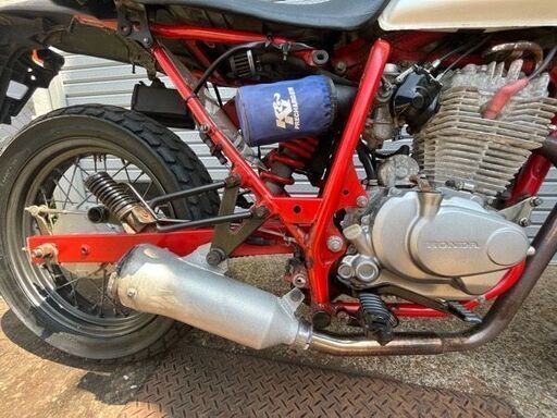 ホンダ FTR223 MC34 スーパーサウンドマフラー パワーフィルター ホンダ FTR223 MC34 スーパーサウンドマフラー パワーフィルター