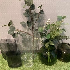 ガラス花瓶　IKEA☆セット販売☆バラ売り可