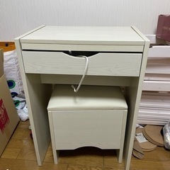 超美品　化粧台　椅子セット　机　チェアー