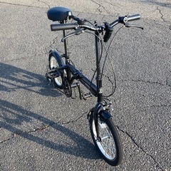 美品折りたたみ自転車^ - ^室内保管ほとんど使ってません！