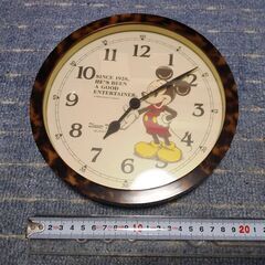 ミッキーマウスの掛時計