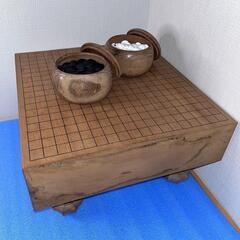 囲碁盤 碁石 碁笥 白黒セット 囲碁 洗浄済み