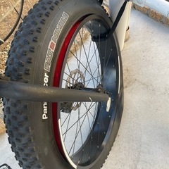 自転車　ファットバイク　※前輪パンクしています