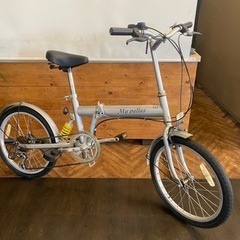リアサス付き】20インチ折りたたみ自転車