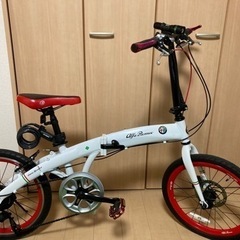 【美品】アルファロメオ　折り畳み自転車　