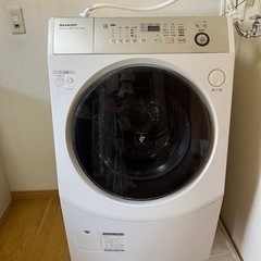 【受付終了】SHARP ドラム式洗濯機  7月末迄に引取り希望
