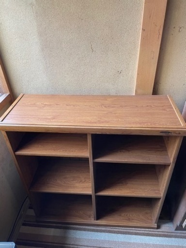 【お譲り先決定】棚　box 本棚　レトロ