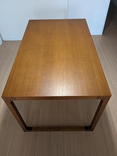 【美品】IDEE MALUH DINING TABLE 1300 ANTON brown　イデー　マルー ダイニングテーブル 幅130cm